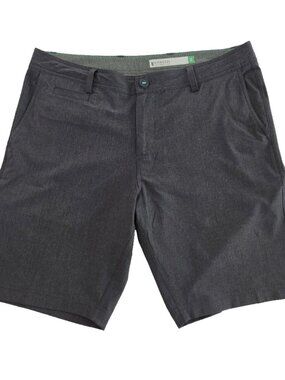 Linksoul Hybrid Walking Golf Shorts Mens‎ 36 Gray Grey Stretch 10" Inseam Tennis